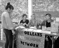 Registration at the New Orleans Free School.