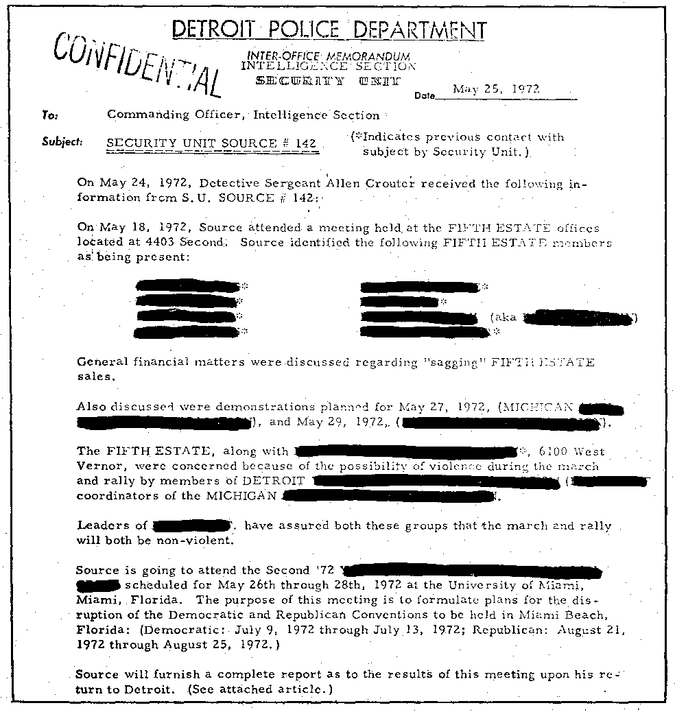 Image of redacted police report