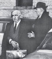 Wilhelm Reich being led to prison, 1957