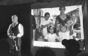 Norman Nawrocki in character as Cinka