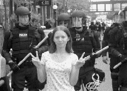 Protester at 2008 RNC