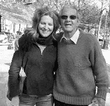 Julie Herrada with South African revolutionary Eddie Daniels