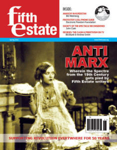 Cover, Fifth Estate Magazine, Spring 2015