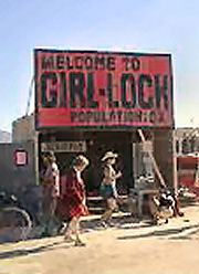 Gril Lock at Burning Man, 2006