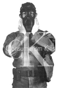 Image by Albo Jeavons, "Consumerism kills"