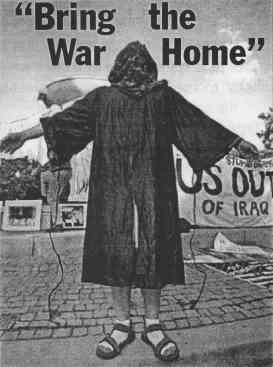 Protesters in America react to the horrors of Abu Graib, May 2004 Protesters in America react to the horrors of Abu Graib, May 2004