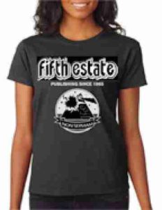 image, Fifth Estate t-shirt, black