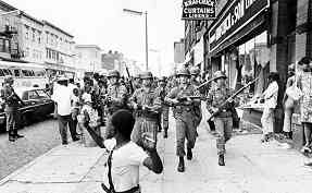 Detroit 1967, military intervention to end rebellion