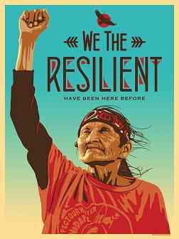 Poster: Ernesto Yrena. One of many available for free download at theamplifierfoundation.org. Hundreds of them were put up all over Washington for the Trump inauguration.