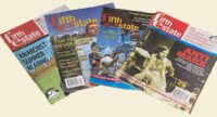 Composite image of covers of 4 Fifth Estate back issues