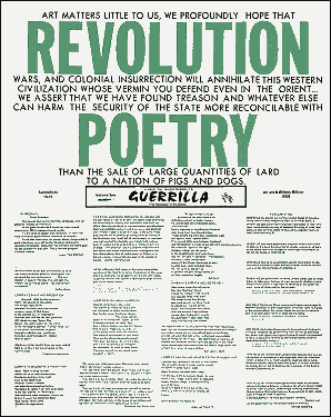Reduced-size image of centerfold. Text is reproduced on Poetry, centerfold, outer and inner pages