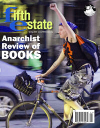 Cover image, issue 411, Spring 2022. Photo shows a pre-teen girl riding a bicycle, making a fist in the air.