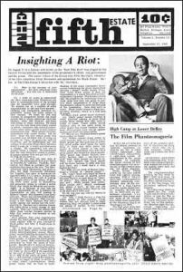 Cover image, Issue 14, September 15, 1966, features page one stories: "Insighting a riot" and "The Film Phantasmagoria."