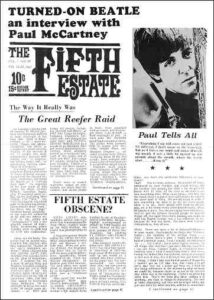 Cover image, Issue 24, February 15-28, 1967. Photo of Paul McCartney; page-one articles.